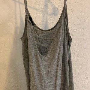 Forever 21 Gray Tank open back